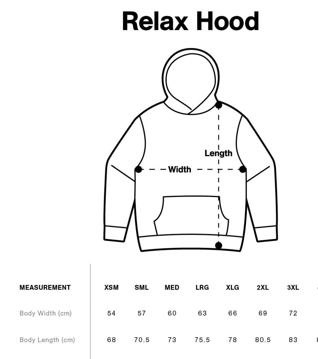 JT Fit Relax Hoodie - Black