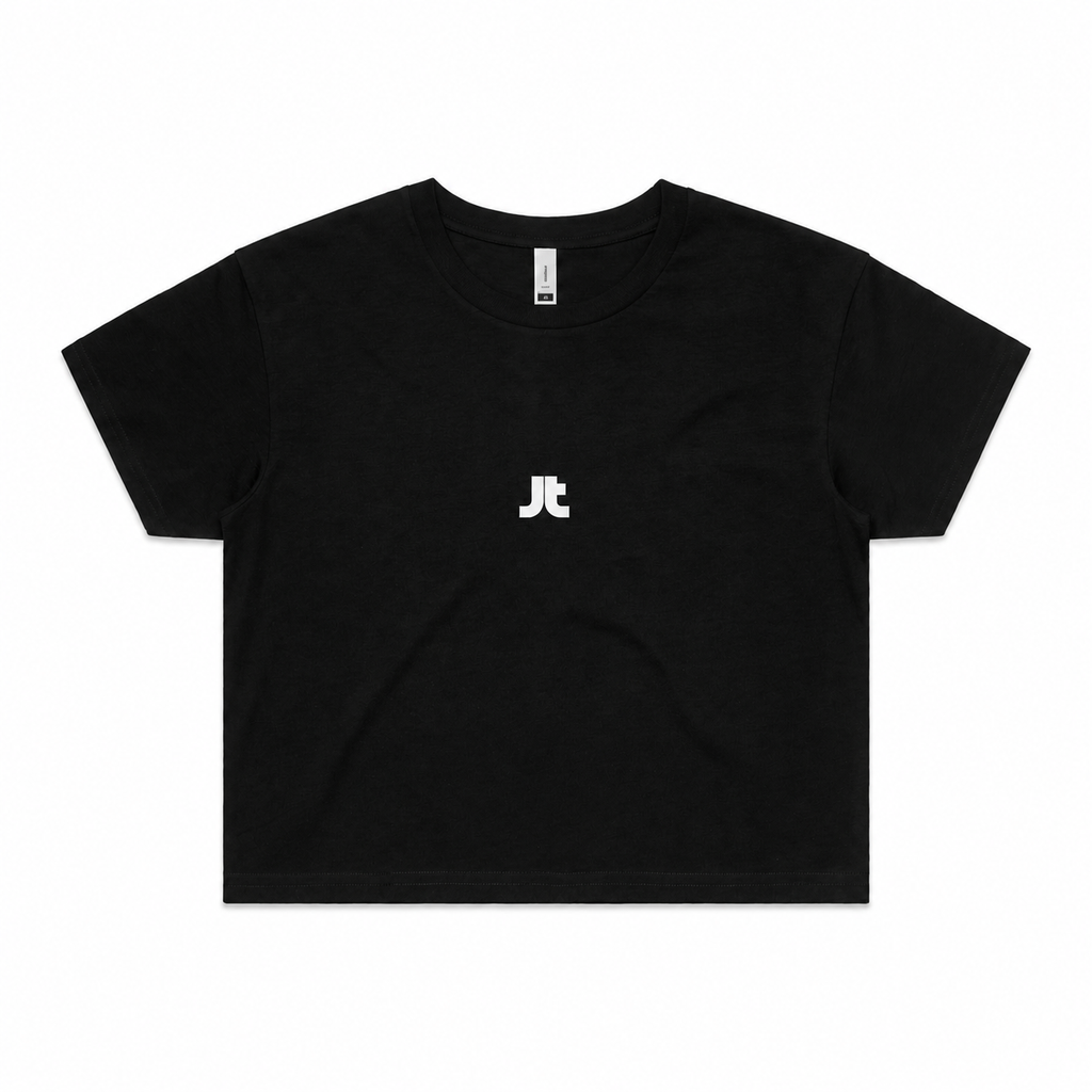 JT Fit Crop Tee - Black